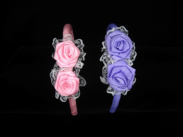 Double Rose Headband