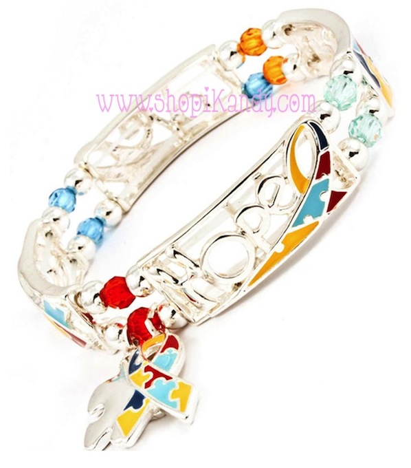 Autism Awareness Charm Bracelet