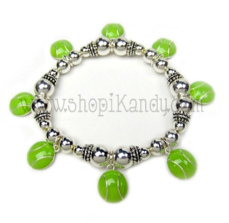 Tennis Charm Sports Bracelet