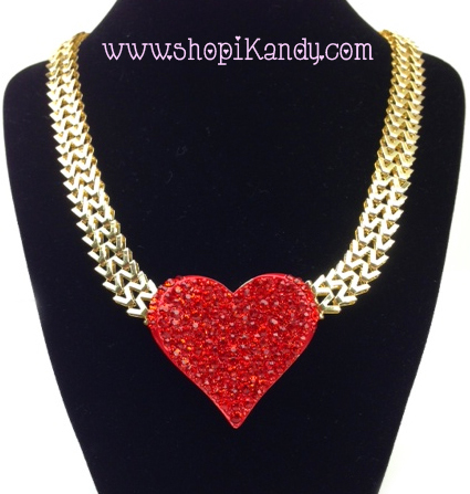 Bling Heart Necklace