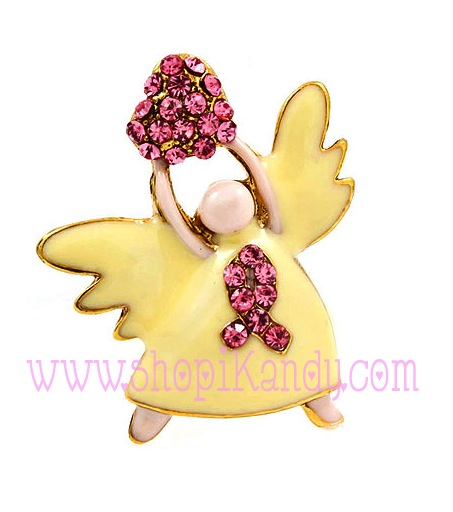 Cancer Survivor Angel Brooch & Pin