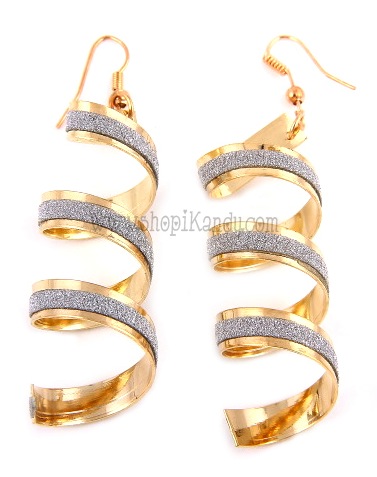 Confetti Spiral Earrings