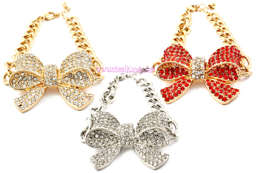 Bling Bow Bracelet