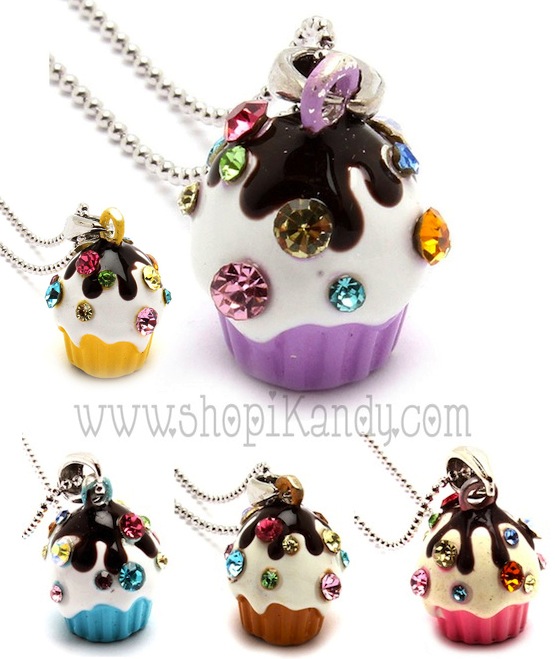 Sweet Treats Cupcake Necklace