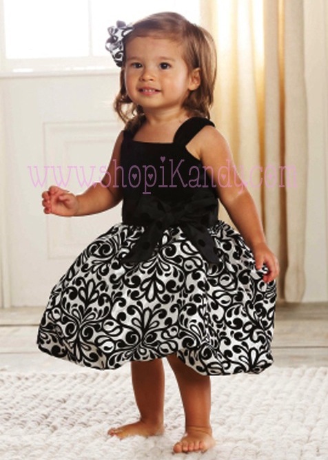 Damask Party Dress