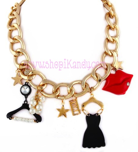 Fashion Stylist Charm Necklace