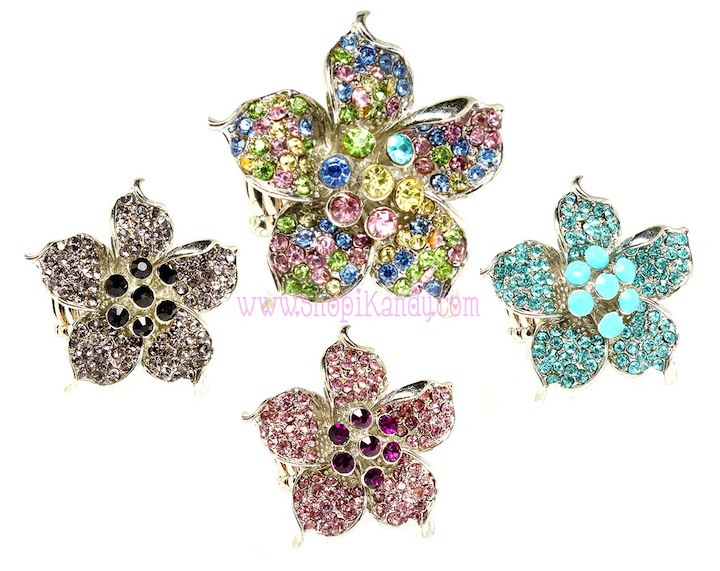 Bling Flower Ring