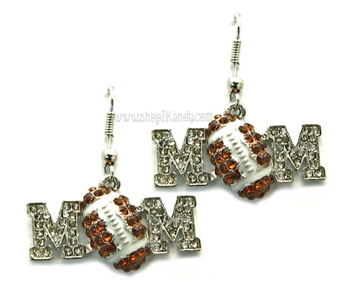 Football Mom Sports Earrings