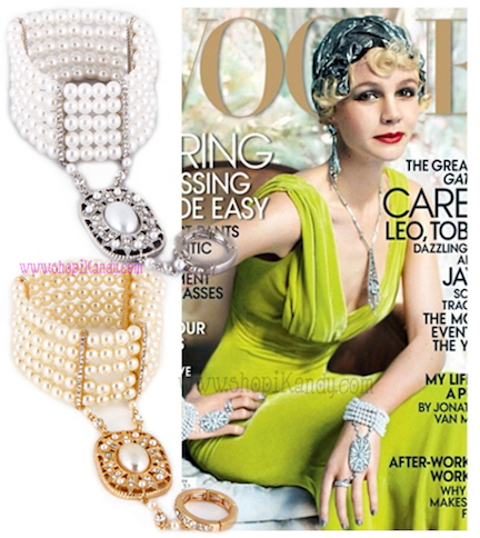 Great Gatsby Bracelet with Ring