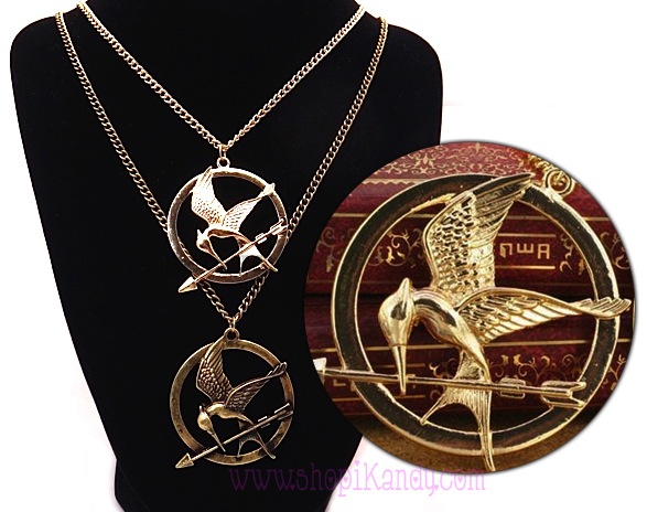 Hunger Games Mockingjay  Necklace