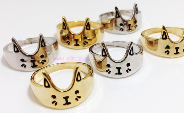 Cute Kitty Face Ring