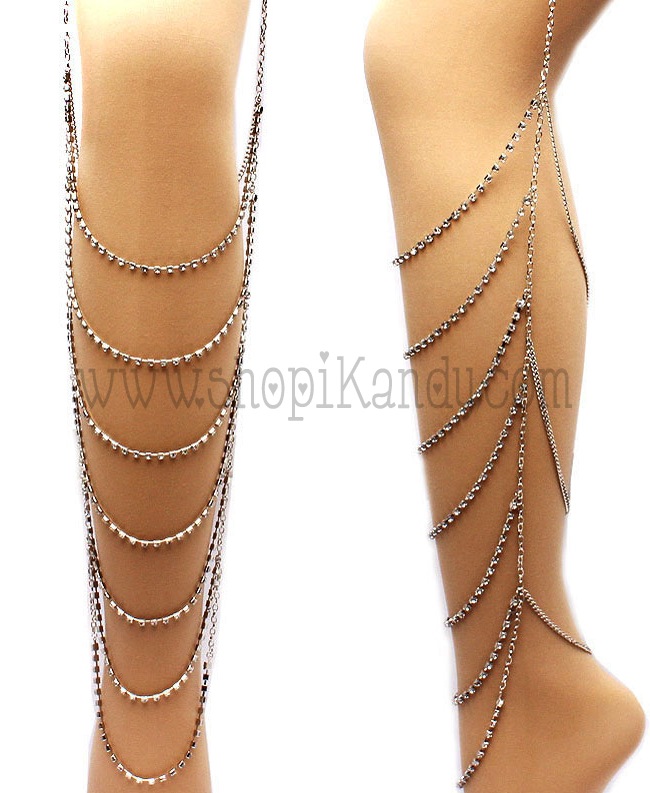 Leg Armor Chain Body Jewelry
