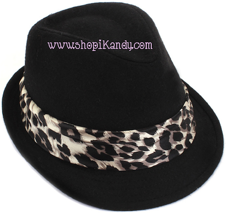 Leopard Fedora Hat