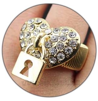 Locked Heart Bling Ring