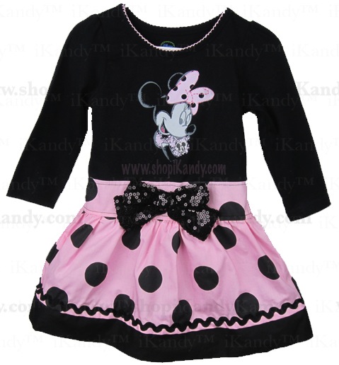 Pink Polka Dot Minnie Dress