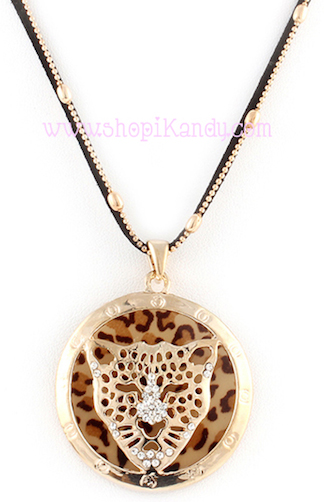 Leopard Emblem Necklace