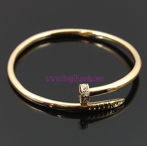 Nail Bangle Bracelet