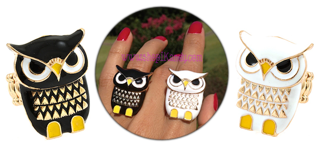 Cute Owl Rings