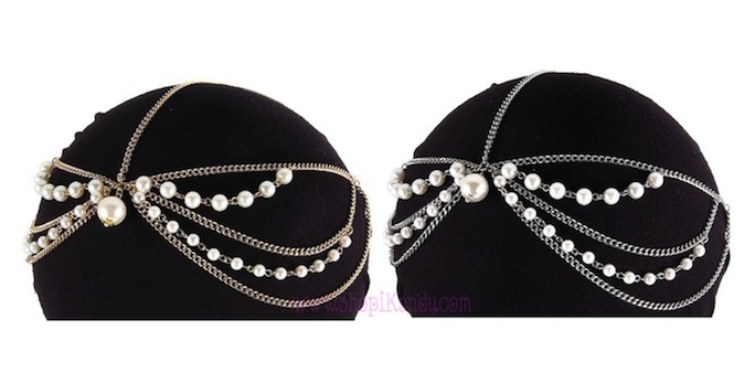 Pearls & Chains Head Jewelry