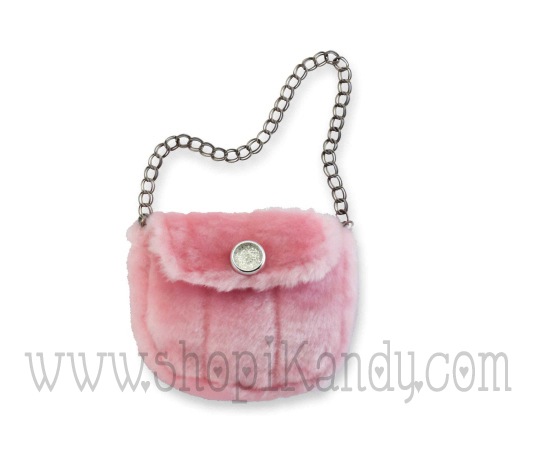 Pink Fur Handbag