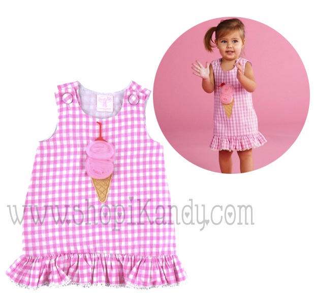 Ice Cream Pom Pom Dress