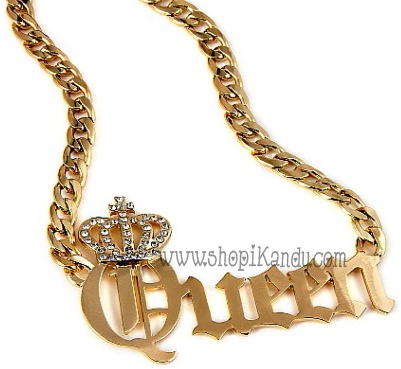 Queen Chain Link Necklace