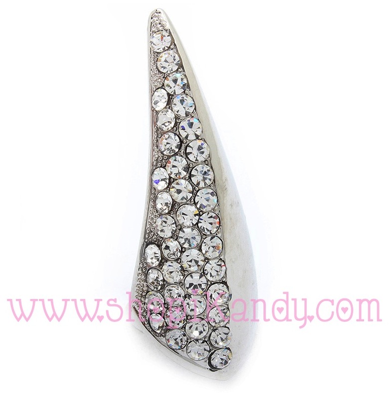 Rhinestone Claw Ring