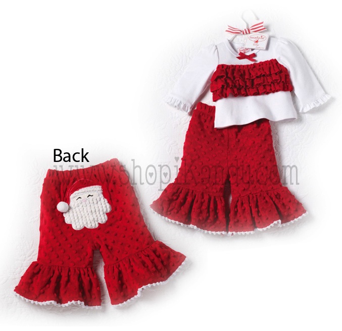 Santa Minky 2 Piece Pant Set