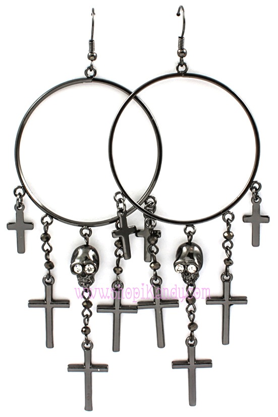 Skull & Crosses Earrings