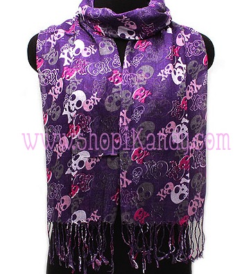 Fashion Scarf Skull & Crossbones