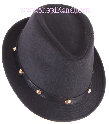 Studded Fedora Hat