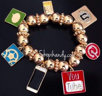 iPhone Apps Charm Bracelet